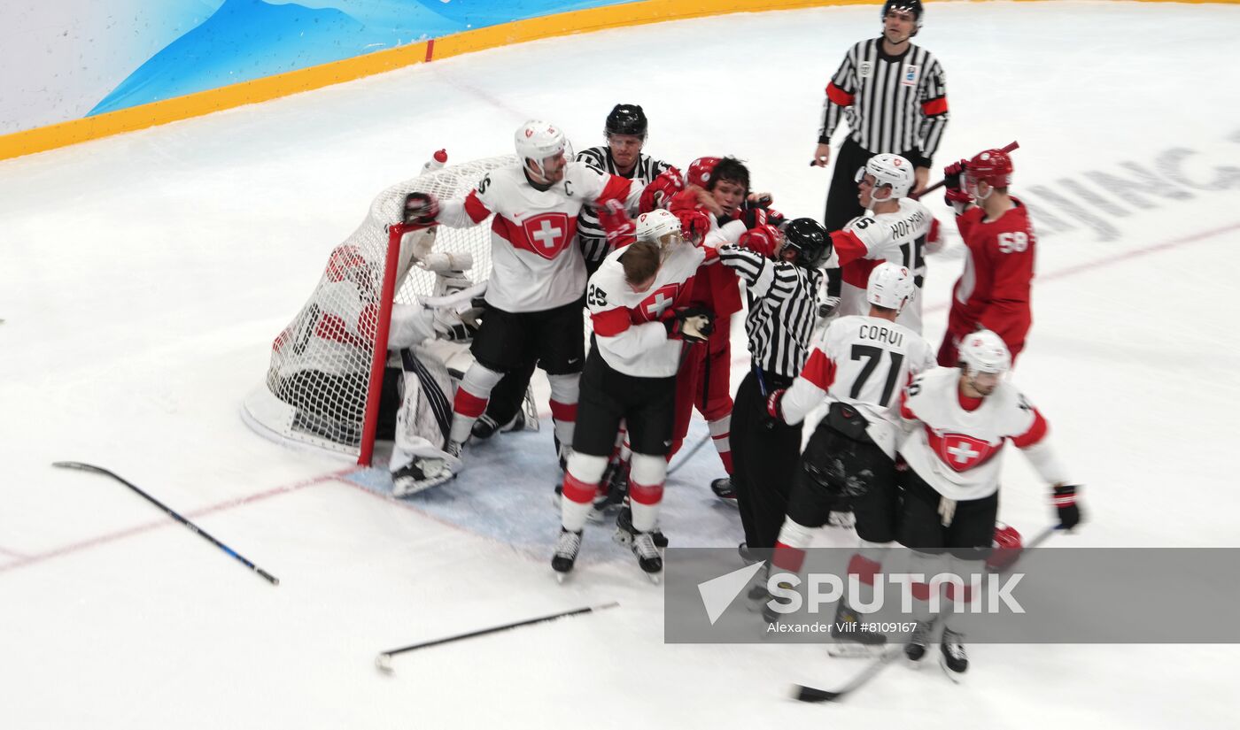 China Olympics 2022 Ice Hockey Men ROC - Switzerland