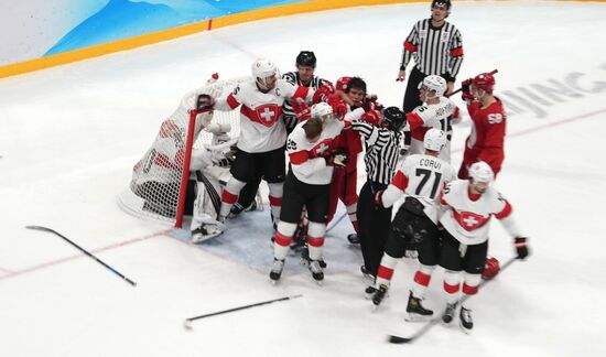 China Olympics 2022 Ice Hockey Men ROC - Switzerland