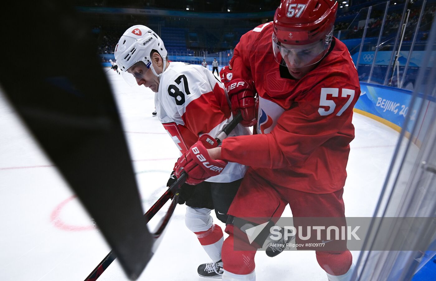 China Olympics 2022 Ice Hockey Men ROC - Switzerland