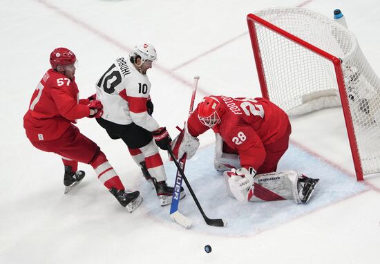 China Olympics 2022 Ice Hockey Men ROC - Switzerland