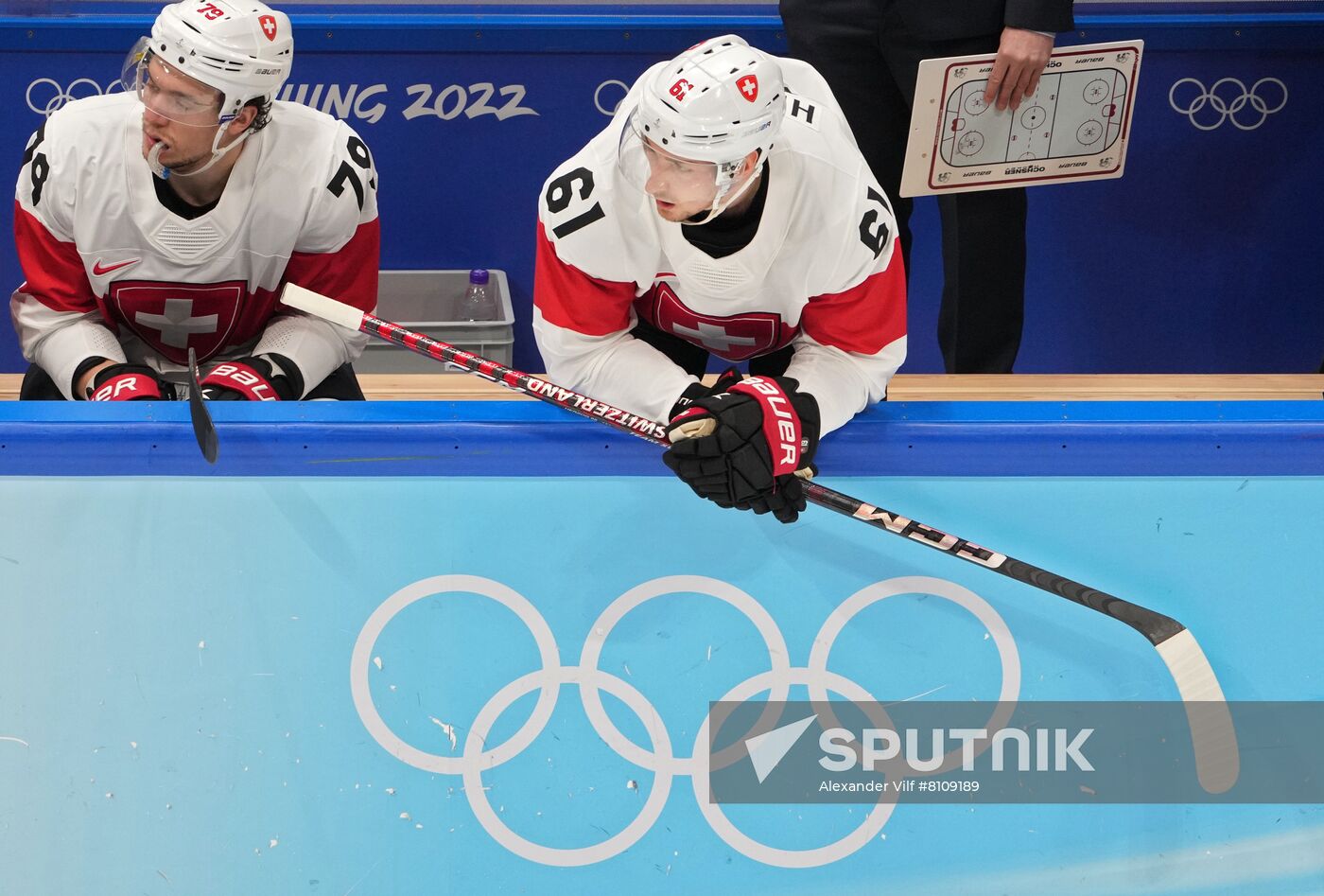 China Olympics 2022 Ice Hockey Men ROC - Switzerland