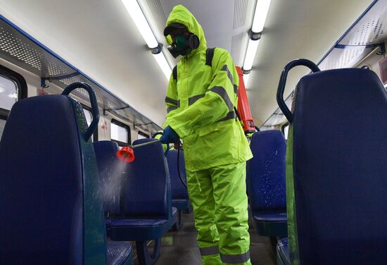 Russia Coronavirus Disinfection
