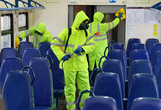 Russia Coronavirus Disinfection