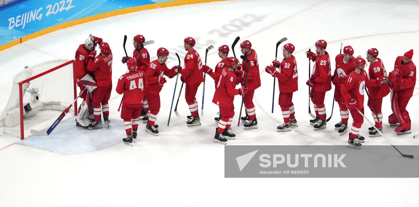 China Olympics 2022 Ice Hockey Men ROC - Switzerland