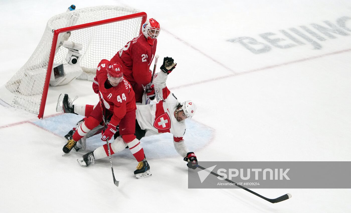 China Olympics 2022 Ice Hockey Men ROC - Switzerland