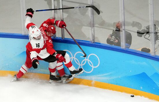 China Olympics 2022 Ice Hockey Men ROC - Switzerland