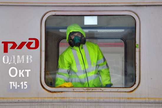 Russia Coronavirus Disinfection