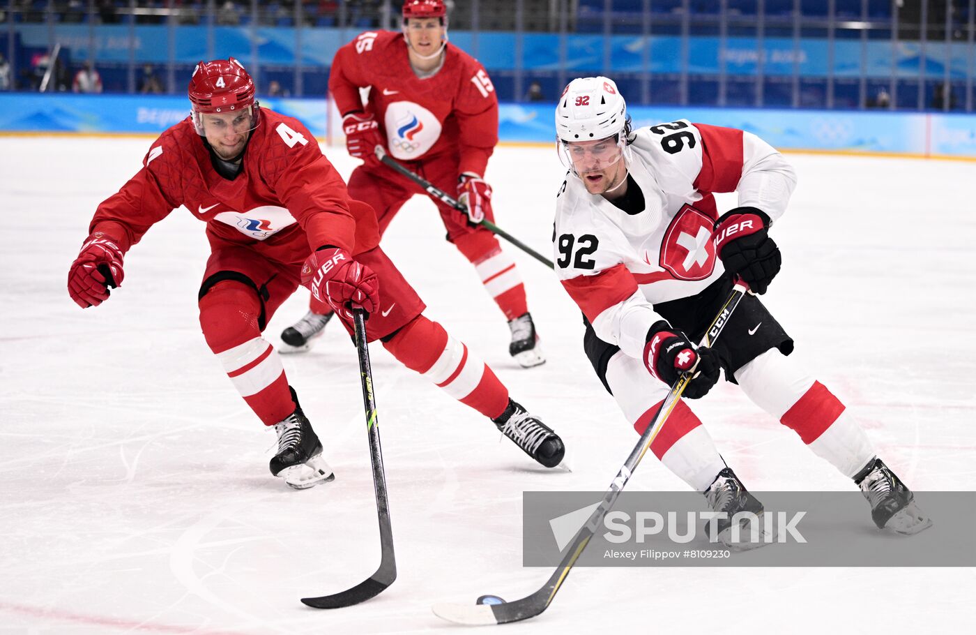 China Olympics 2022 Ice Hockey Men ROC - Switzerland