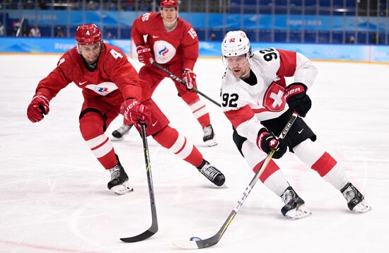 China Olympics 2022 Ice Hockey Men ROC - Switzerland