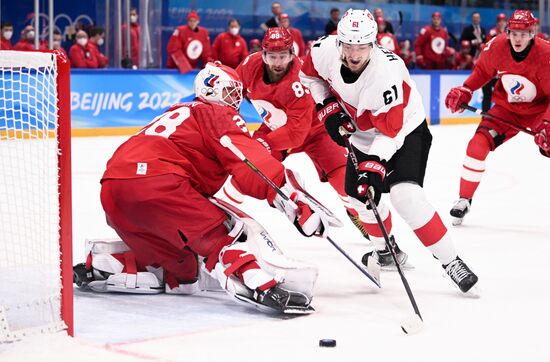 China Olympics 2022 Ice Hockey Men ROC - Switzerland