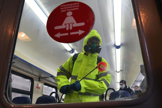 Russia Coronavirus Disinfection