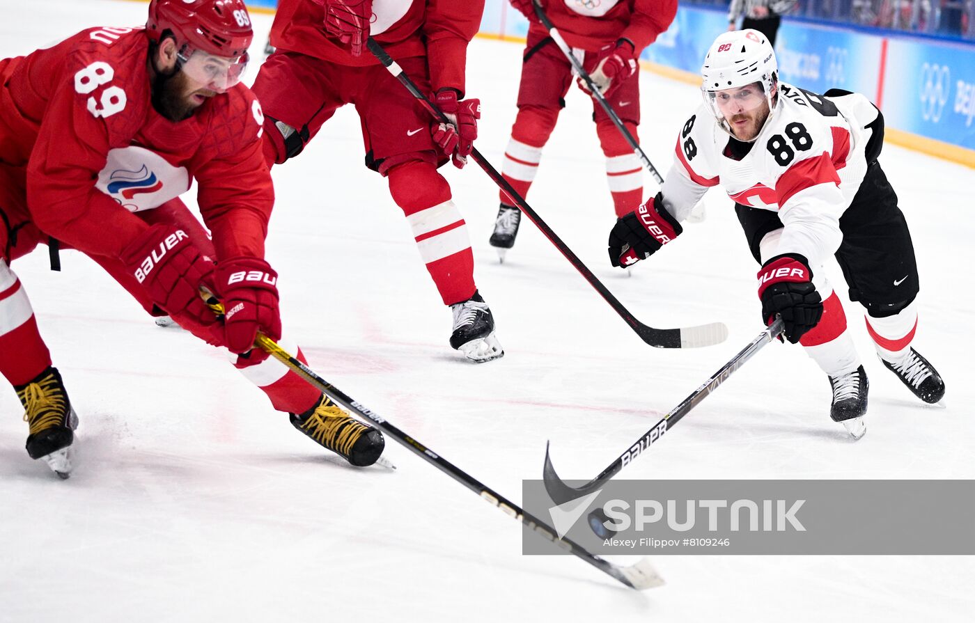 China Olympics 2022 Ice Hockey Men ROC - Switzerland