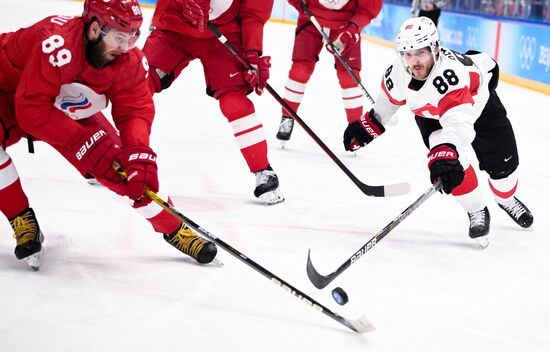 China Olympics 2022 Ice Hockey Men ROC - Switzerland