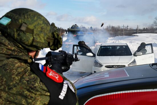 Russia Military Police Drills