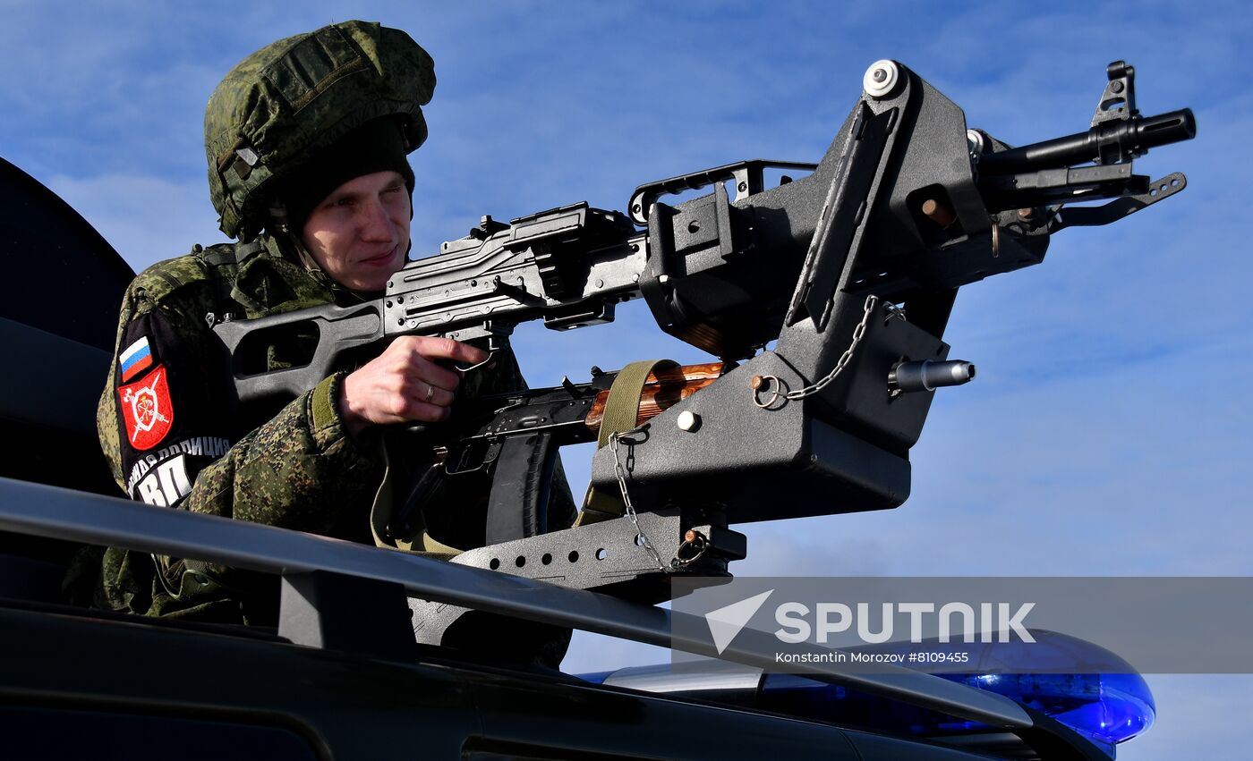 Russia Military Police Drills