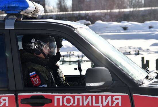 Russia Military Police Drills