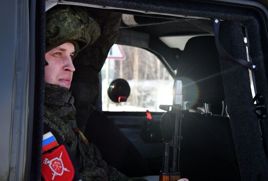Russia Military Police Drills