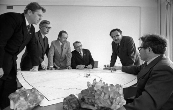 Meeting of Presidium of Komi Branch of Soviet Academy of Sciences