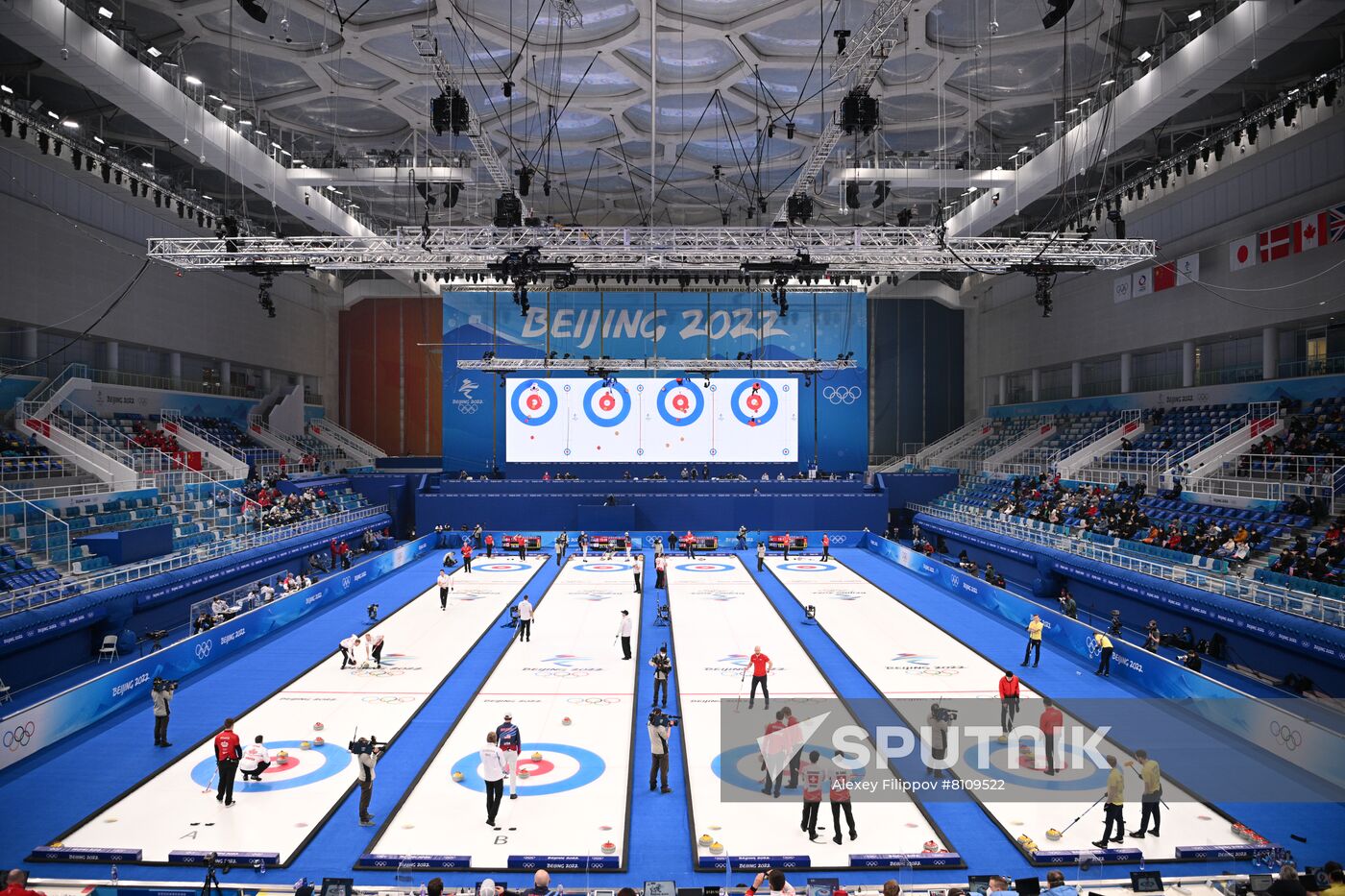China Olympics 2022 Curling Men US - ROC