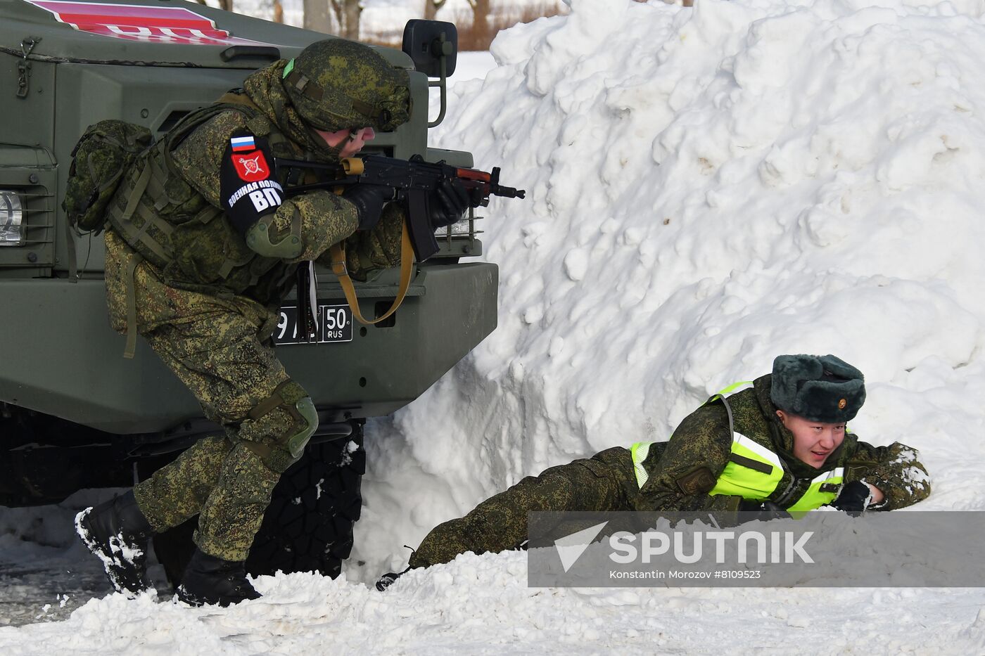 Russia Military Police Drills