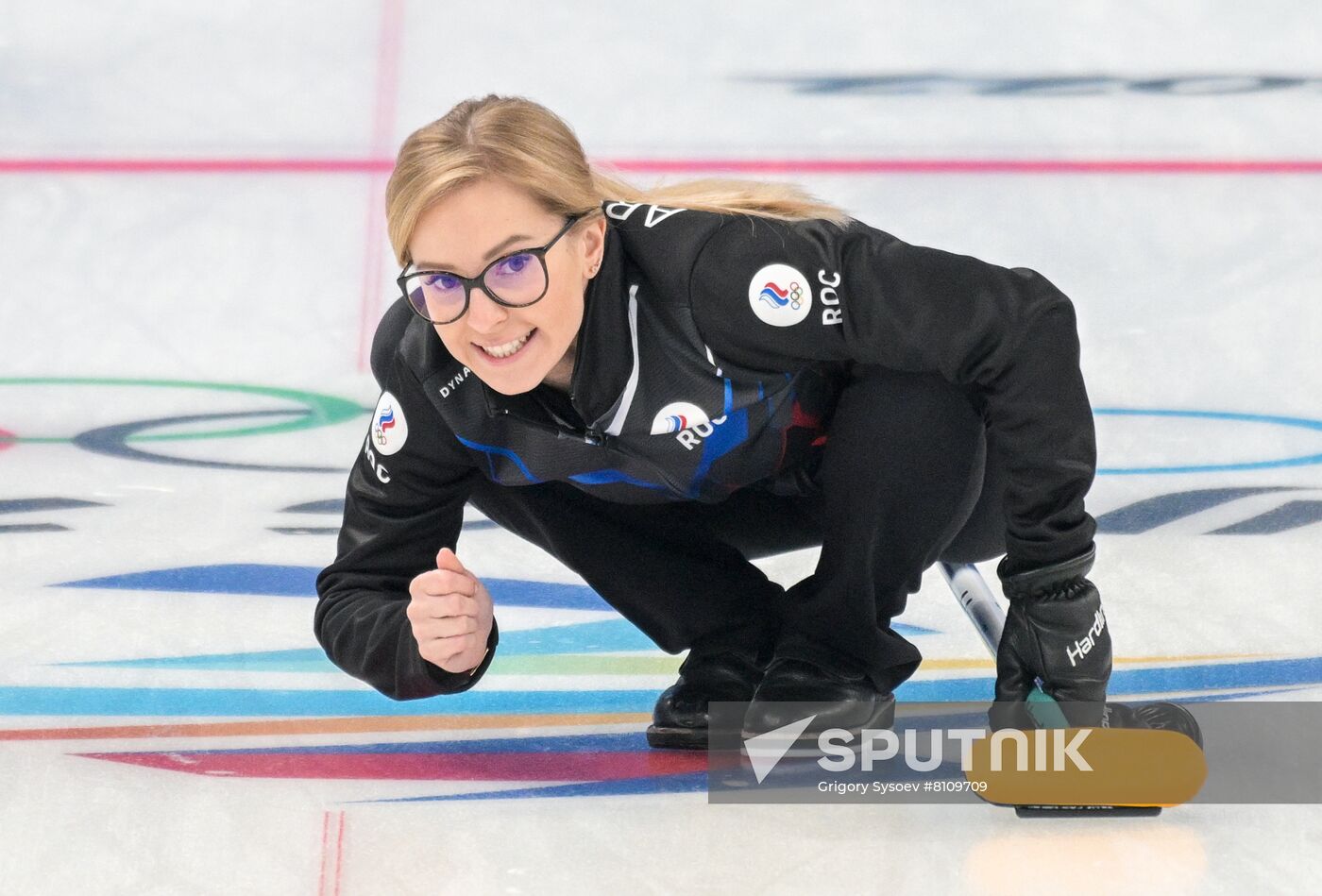 China Olympics 2022 Curling Women ROC - US