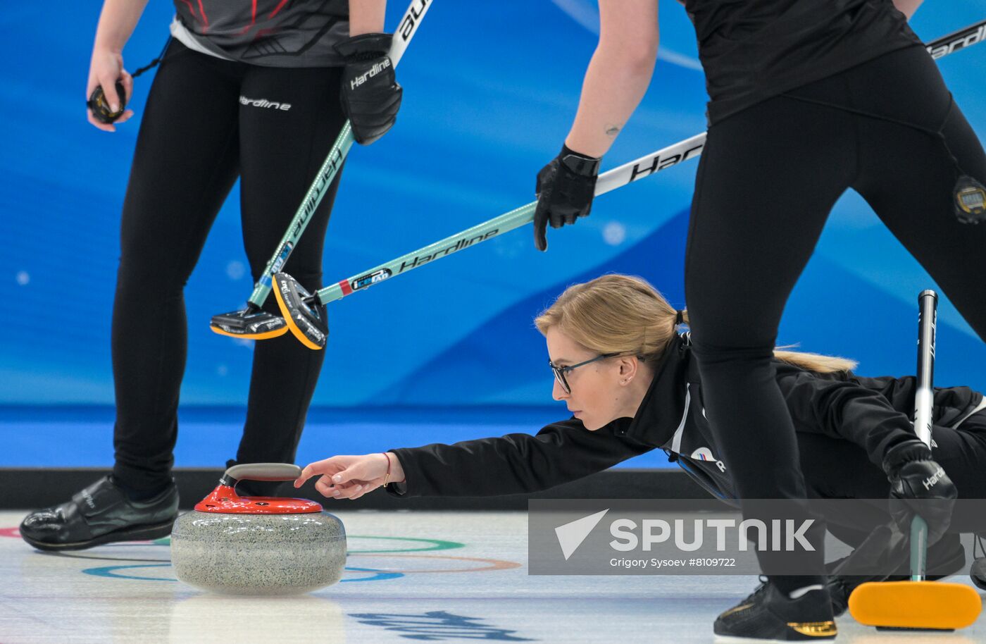 China Olympics 2022 Curling Women ROC - US