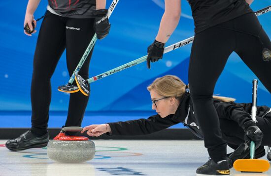 China Olympics 2022 Curling Women ROC - US