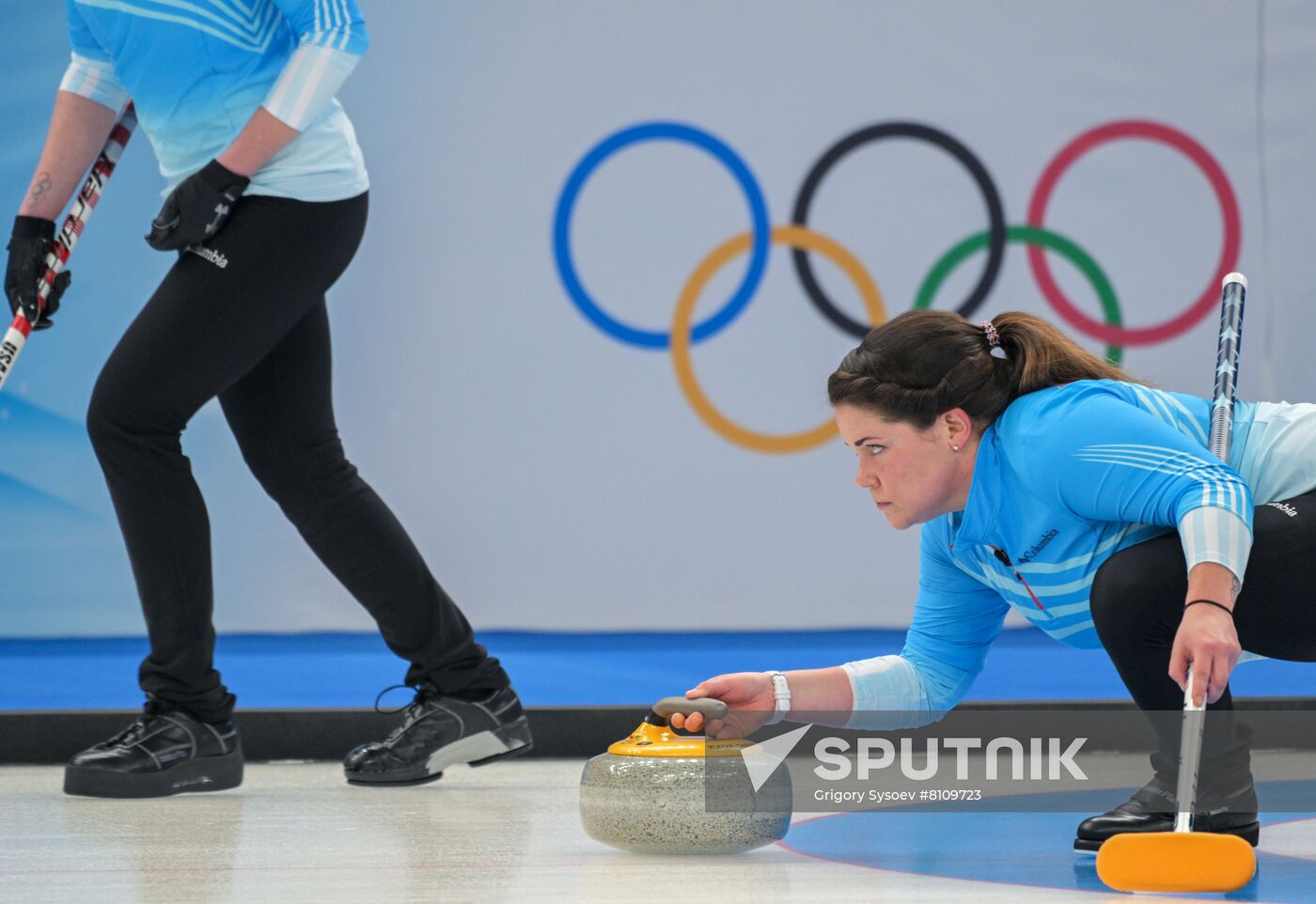 China Olympics 2022 Curling Women ROC - US