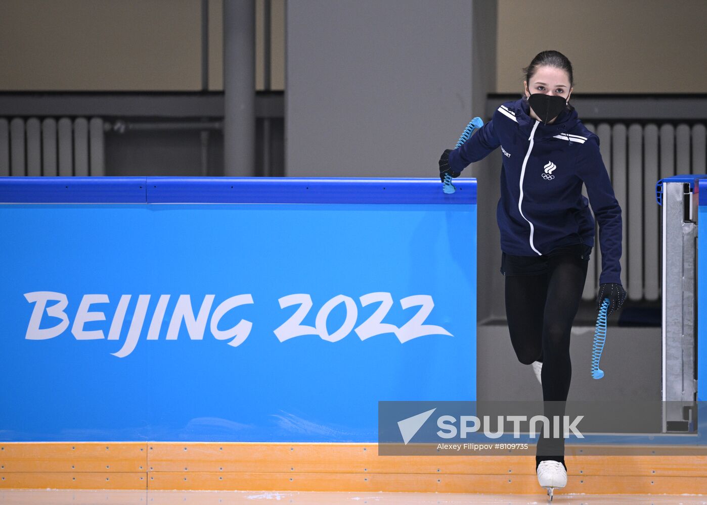 China Olympics 2022 Figure Skating ROC Valieva Training