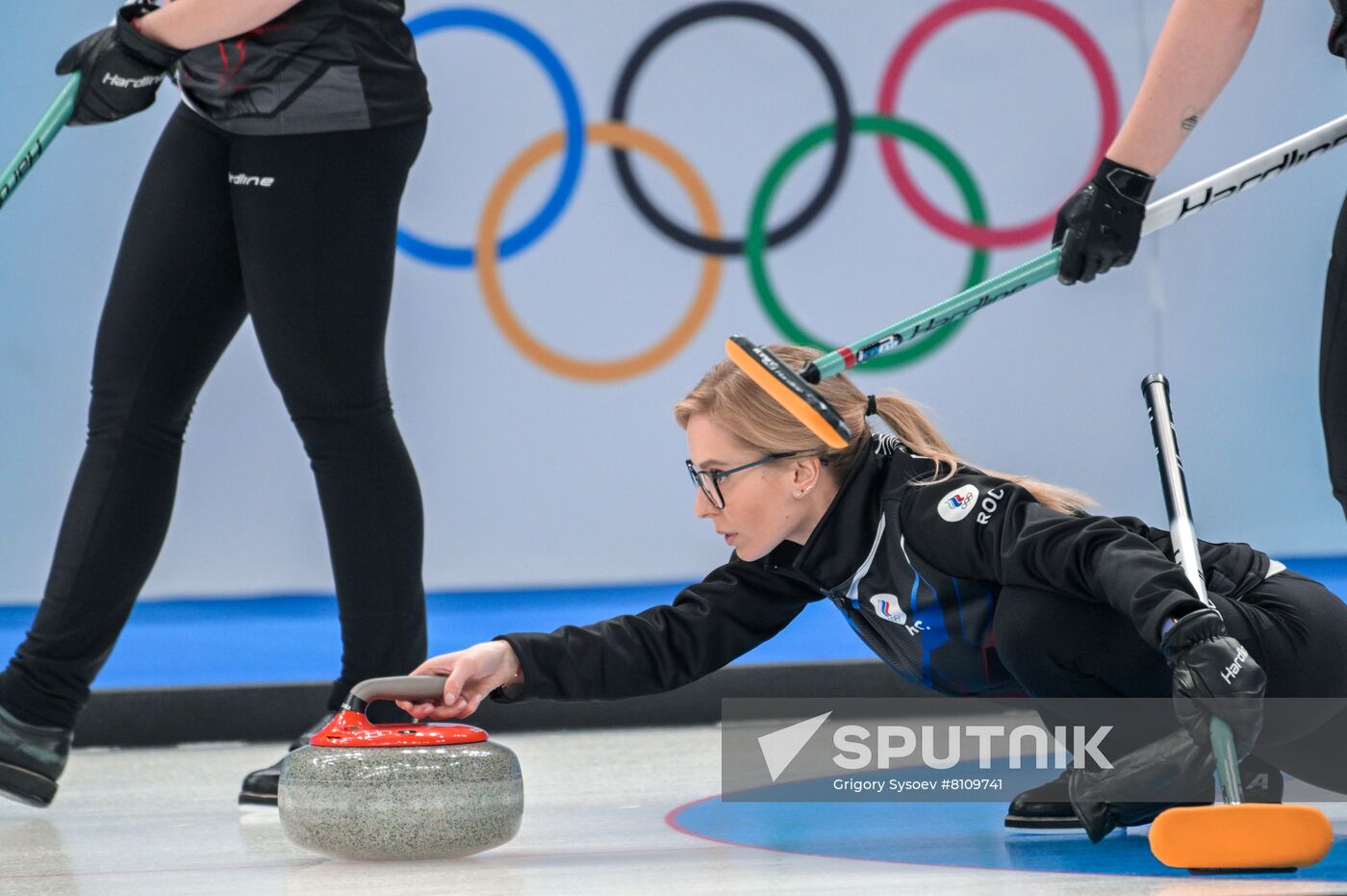 China Olympics 2022 Curling Women ROC - US