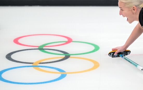 China Olympics 2022 Curling Women ROC - US