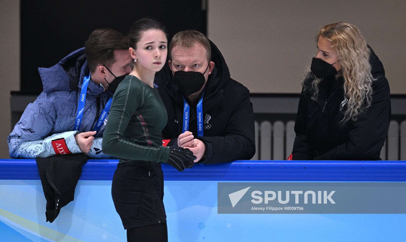 China Olympics 2022 Figure Skating ROC Valieva Training