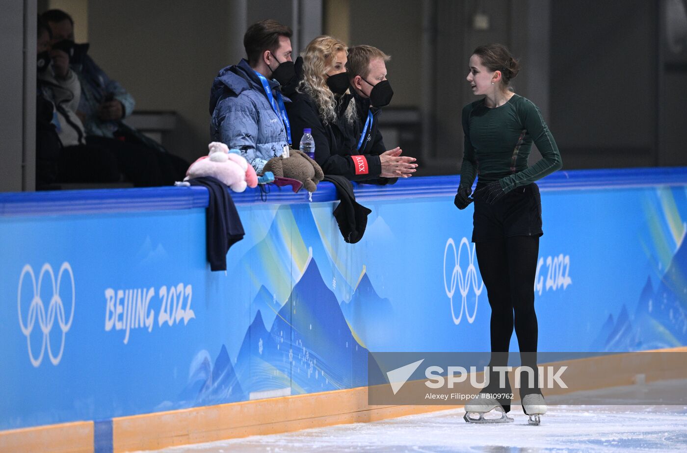 China Olympics 2022 Figure Skating ROC Valieva Training