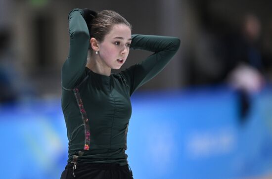 China Olympics 2022 Figure Skating ROC Valieva Training