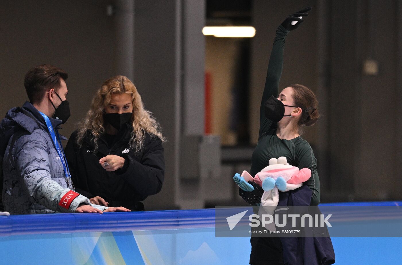 China Olympics 2022 Figure Skating ROC Valieva Training