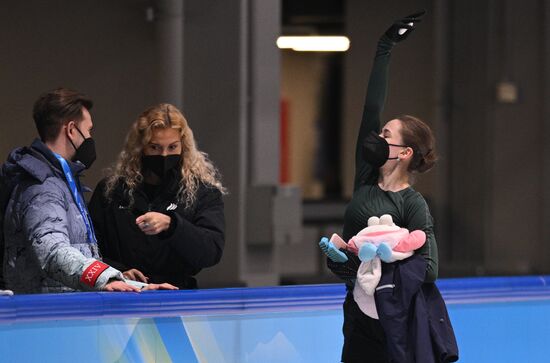 China Olympics 2022 Figure Skating ROC Valieva Training