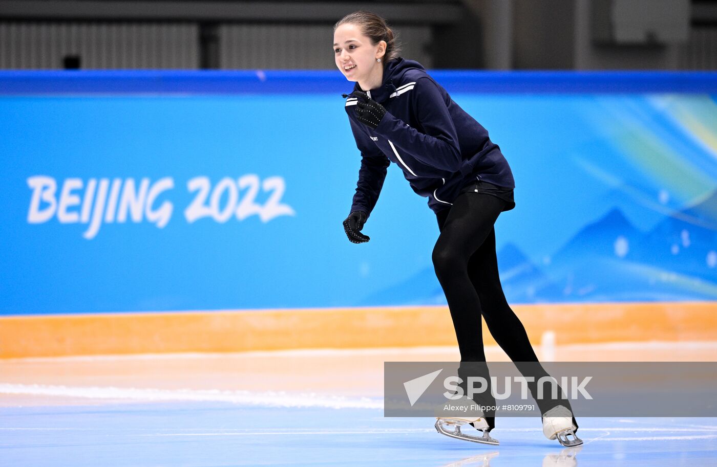 China Olympics 2022 Figure Skating ROC Valieva Training