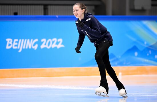 China Olympics 2022 Figure Skating ROC Valieva Training