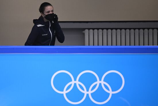 China Olympics 2022 Figure Skating ROC Valieva Training
