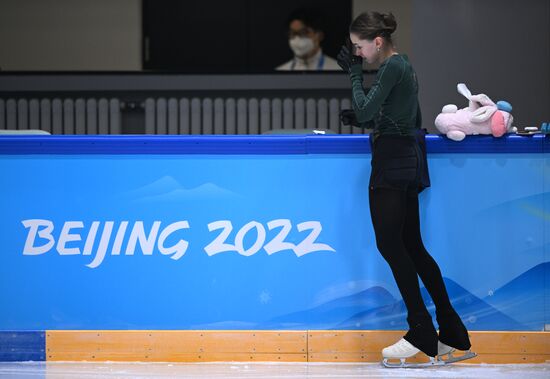 China Olympics 2022 Figure Skating ROC Valieva Training