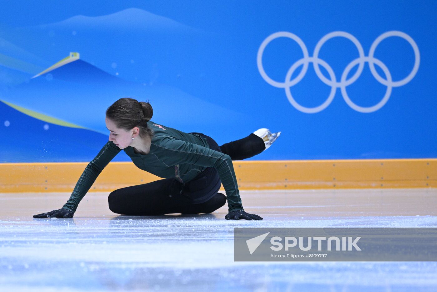 China Olympics 2022 Figure Skating ROC Valieva Training