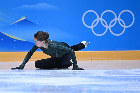 China Olympics 2022 Figure Skating ROC Valieva Training