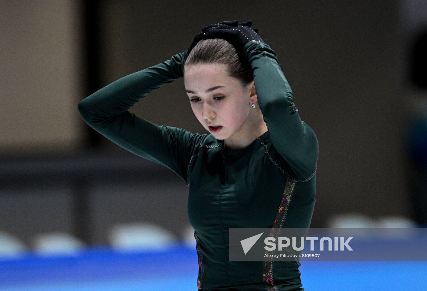 China Olympics 2022 Figure Skating ROC Valieva Training