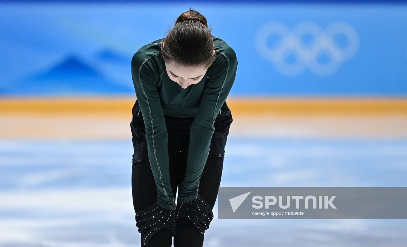 China Olympics 2022 Figure Skating ROC Valieva Training