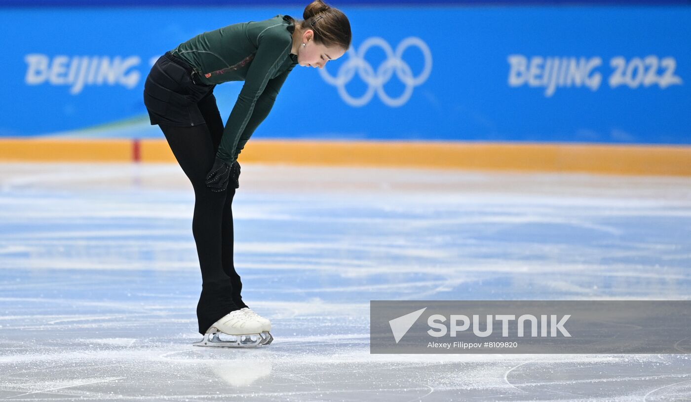 China Olympics 2022 Figure Skating ROC Valieva Training