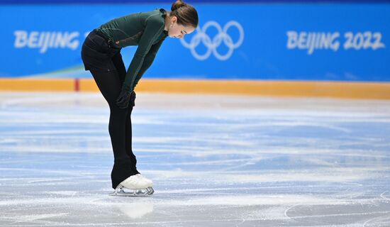 China Olympics 2022 Figure Skating ROC Valieva Training