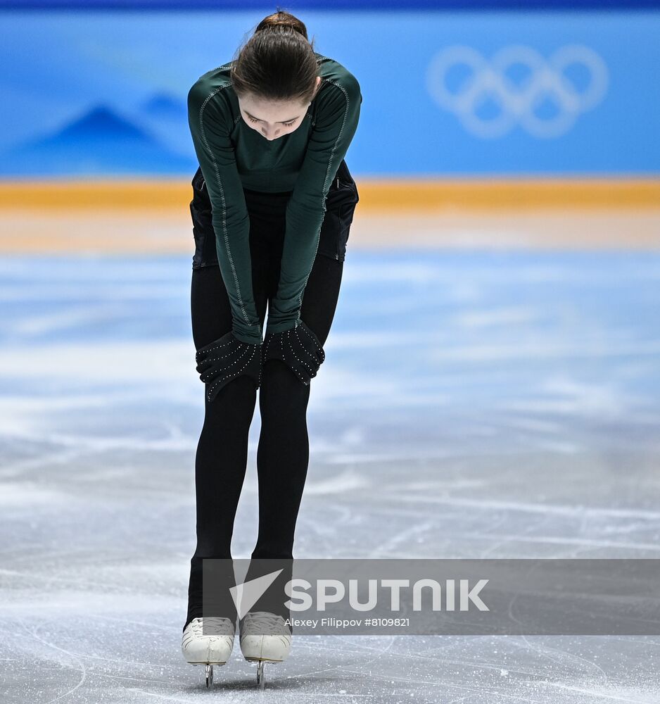 China Olympics 2022 Figure Skating ROC Valieva Training