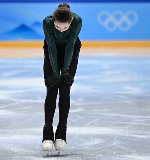 China Olympics 2022 Figure Skating ROC Valieva Training