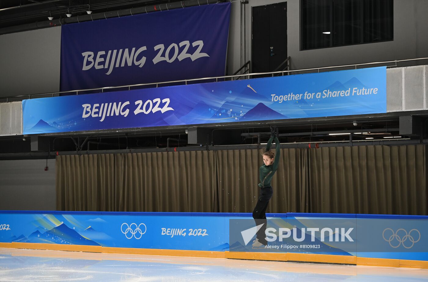 China Olympics 2022 Figure Skating ROC Valieva Training