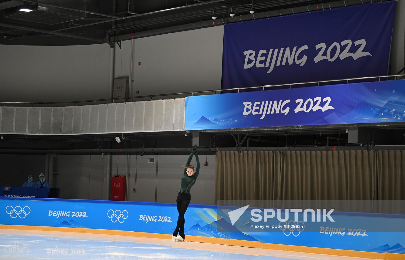 China Olympics 2022 Figure Skating ROC Valieva Training
